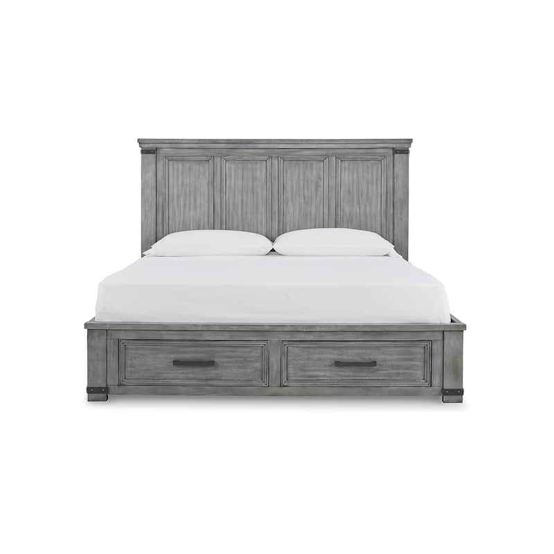 Signature Design by Ashley Russelyn Gray Storage Bed