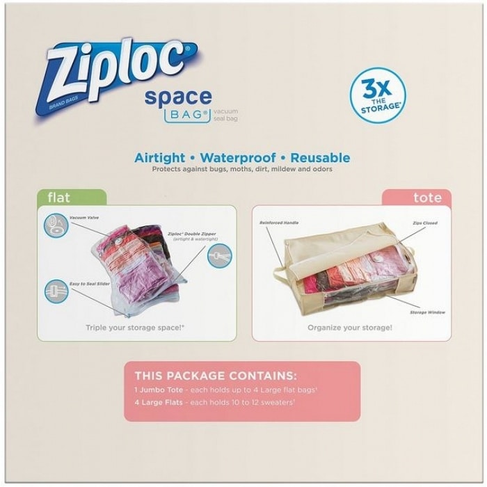 Ziploc hotsell jumbo tote