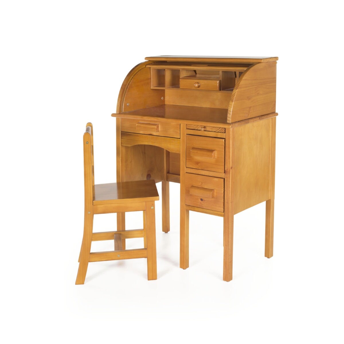Shop Guidecraft Jr Roll Top Desk Color Light Oak Overstock