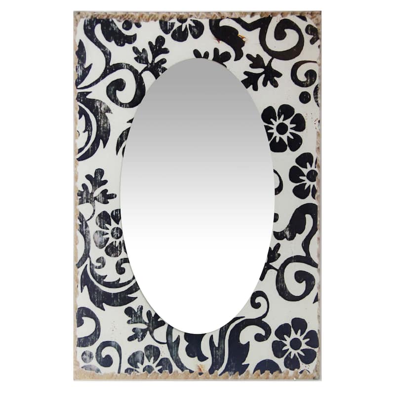 23.5 Inch Large Wall Mirror French Country by Infinity Instruments - 23.5 x 0.15 x 15.75