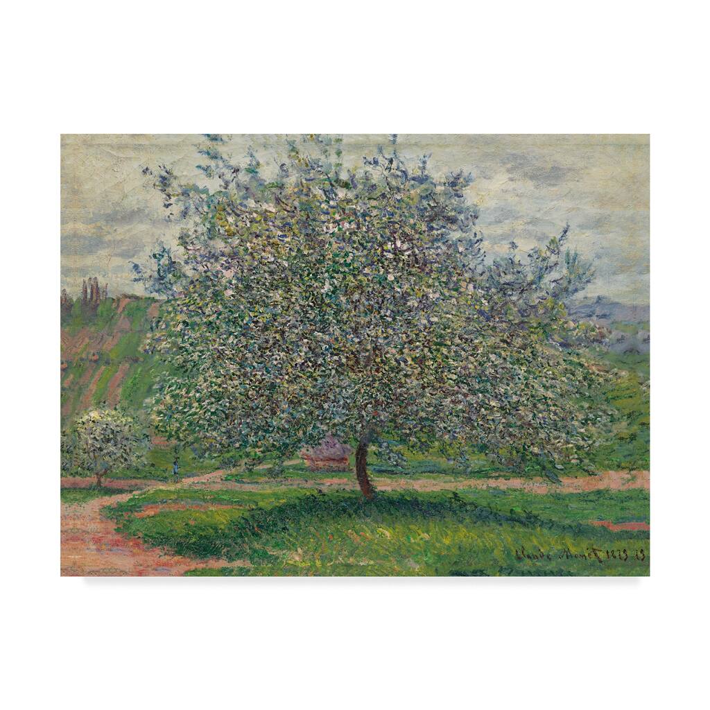 Claude Monet 'Le Pommier, 1879 ' Canvas Art
