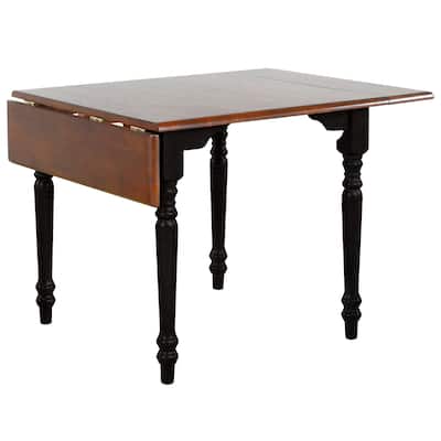 Extendable Drop Leaf Dining Table - Rectangular Table, Seats 2-4, Wood Table - 48