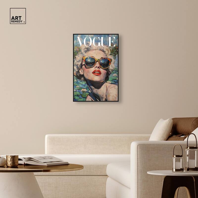 Water Lilies Icon Canvas by Art Remedy