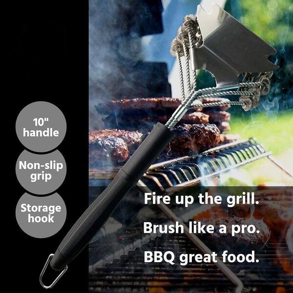 Hairless Stainless Steel Grill Cleaning Tool Bed Bath & Beyond 37827803