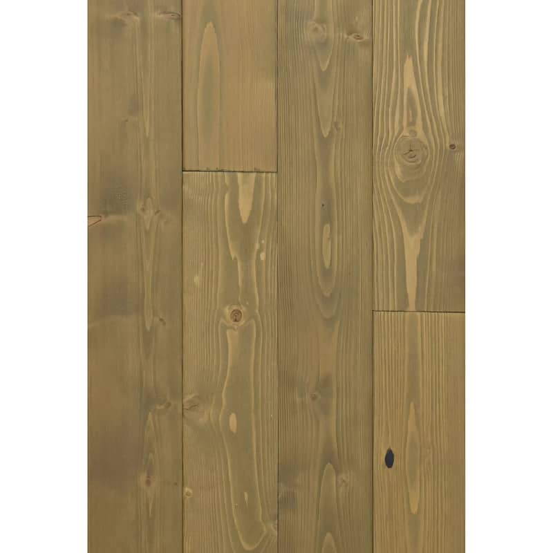 Peel and Stick Solid Wood Wall Paneling, Assorted Length, 5-inch Width, 19 sq ft