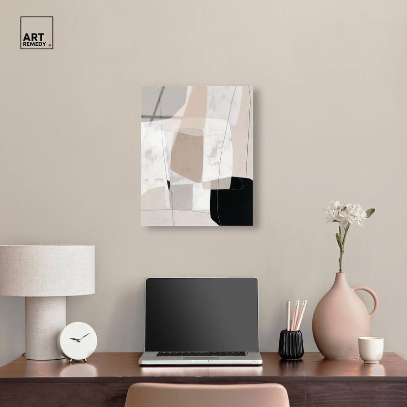 Neutral Forms I Acrylic by Art Remedy, Ready to Hang