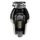 preview thumbnail 9 of 8, 1-1/4 HP Continuous Feed Garbage Disposal for Kitchen Sinks with Power Cord and Accessories included - Black and Grey