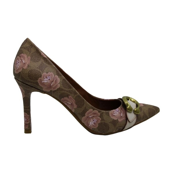 coach waverly signature buckle pumps