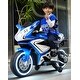 preview thumbnail 20 of 26, Kids Electric Ride-On Motorcycle with Lighting Wheels, USB & MP3, Perfect Gift for Ages 3-6
