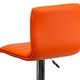preview thumbnail 109 of 111, Modern Vinyl Stitch Back Adjustable Height Barstool - 16"W x 19"D x 35" - 44"H
