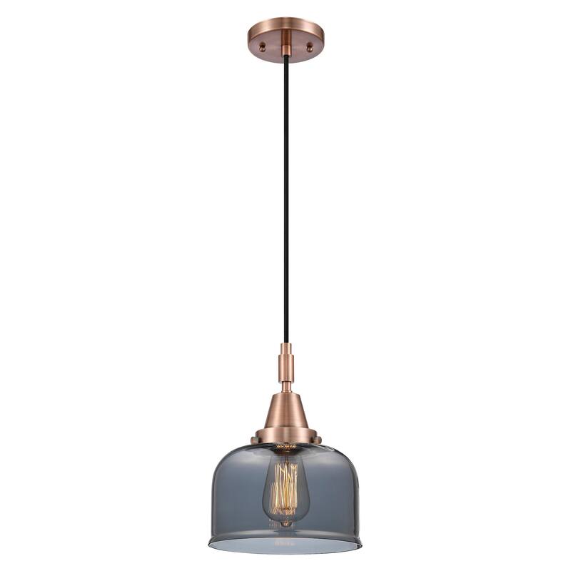 Innovations Lighting 447-1P-G73 Bell 8" Wide Mini Pendant with Light