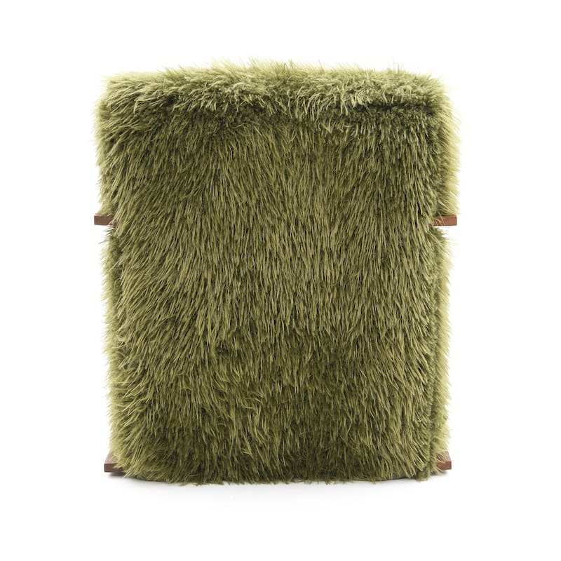 Furniture of America Neyra Modern 28-inch Faux Fur Accent Arm Chair