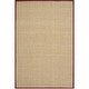 preview thumbnail 146 of 169, SAFAVIEH Natural Fiber Marina Basketweave Seagrass Rug 2'6" x 4' - Natural/Red