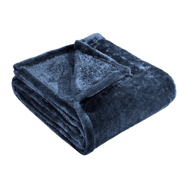 The Beyond Bed™ Plush Medium Weight Classic Solid Fleece Blanket