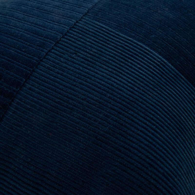 Rizzy Home Solid Corduroy Modern Pattern Blocked Throw Pillow