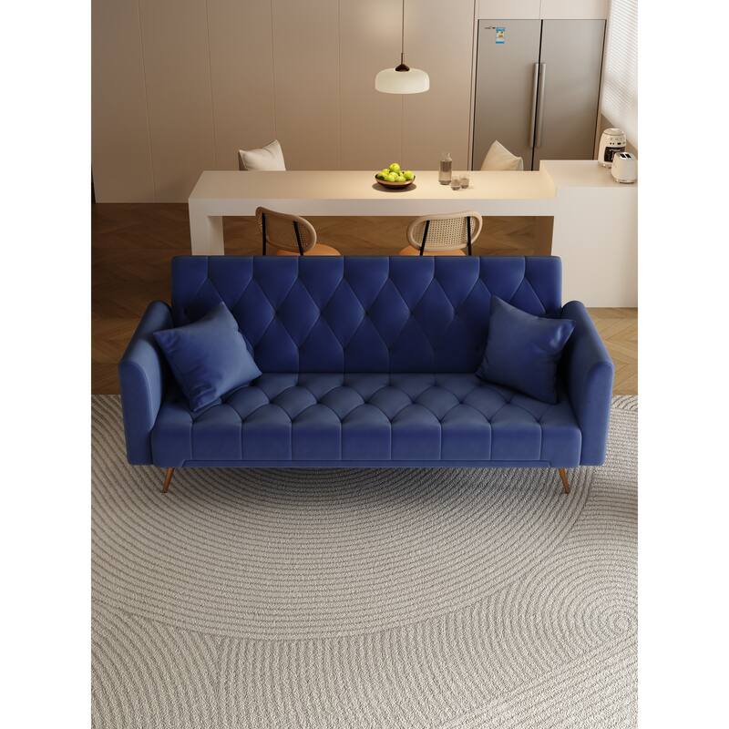 Multifunctional Velvet Sofa Bed: Smart Living Solution