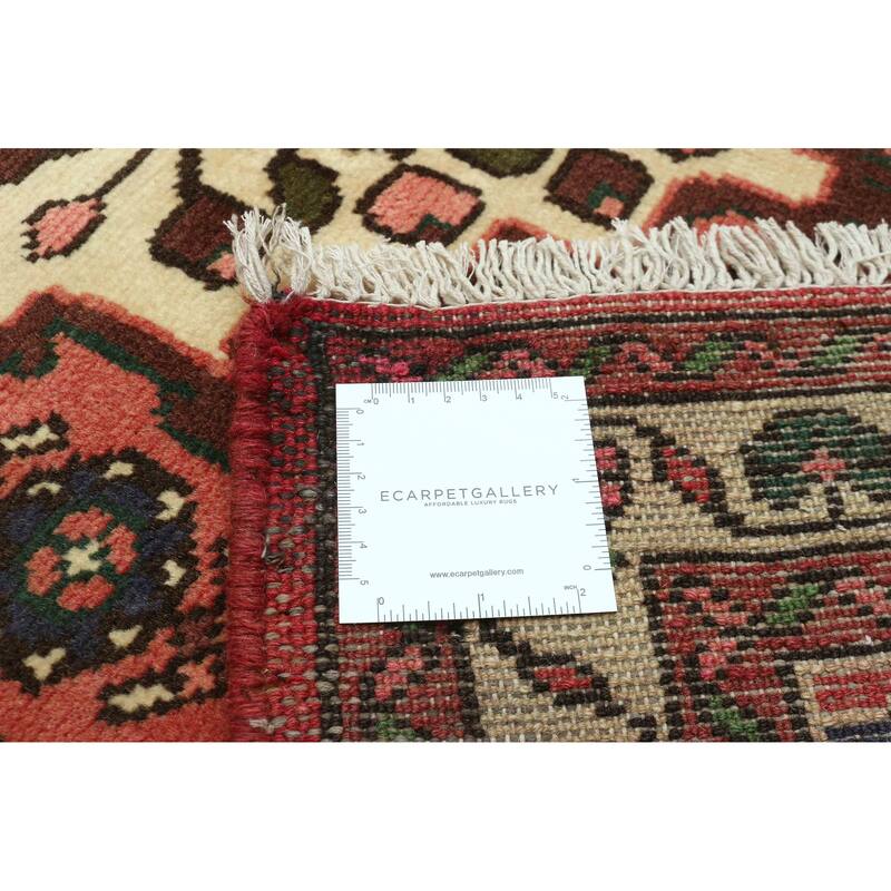 ECARPETGALLERY Hand-knotted Andelz Red Wool Rug - 3'3 x 5'0