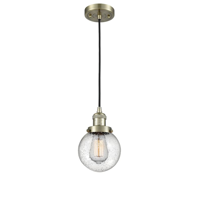 Innovations Lighting Beacon Single Light 6" Wide Mini Pendant with