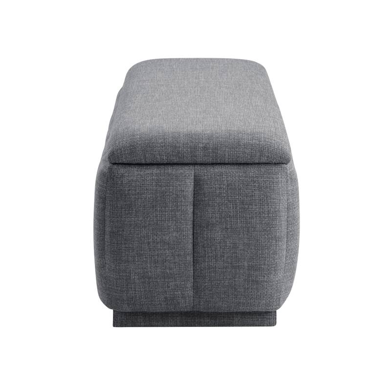 47" Upholstered Entryway Storage Bench End of Bed Bench