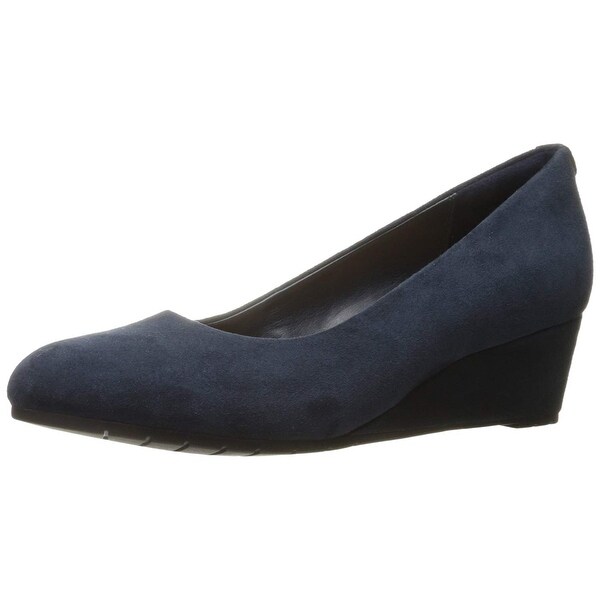 clarks women's vendra bloom wedge pump