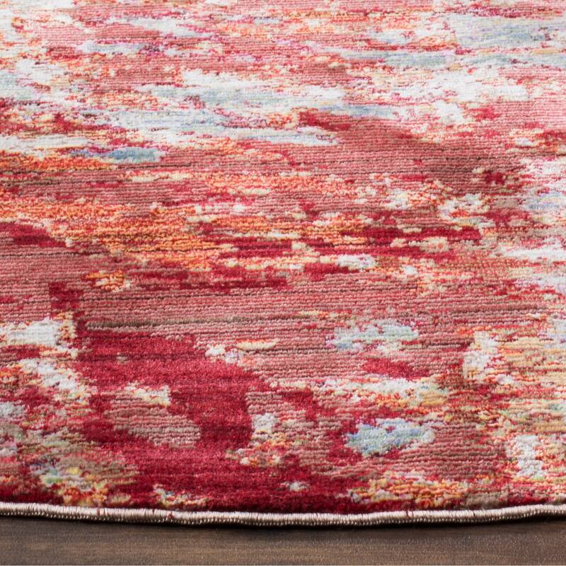 SAFAVIEH Valencia Iona Distressed Vintage Boho Oriental Polyester Rug