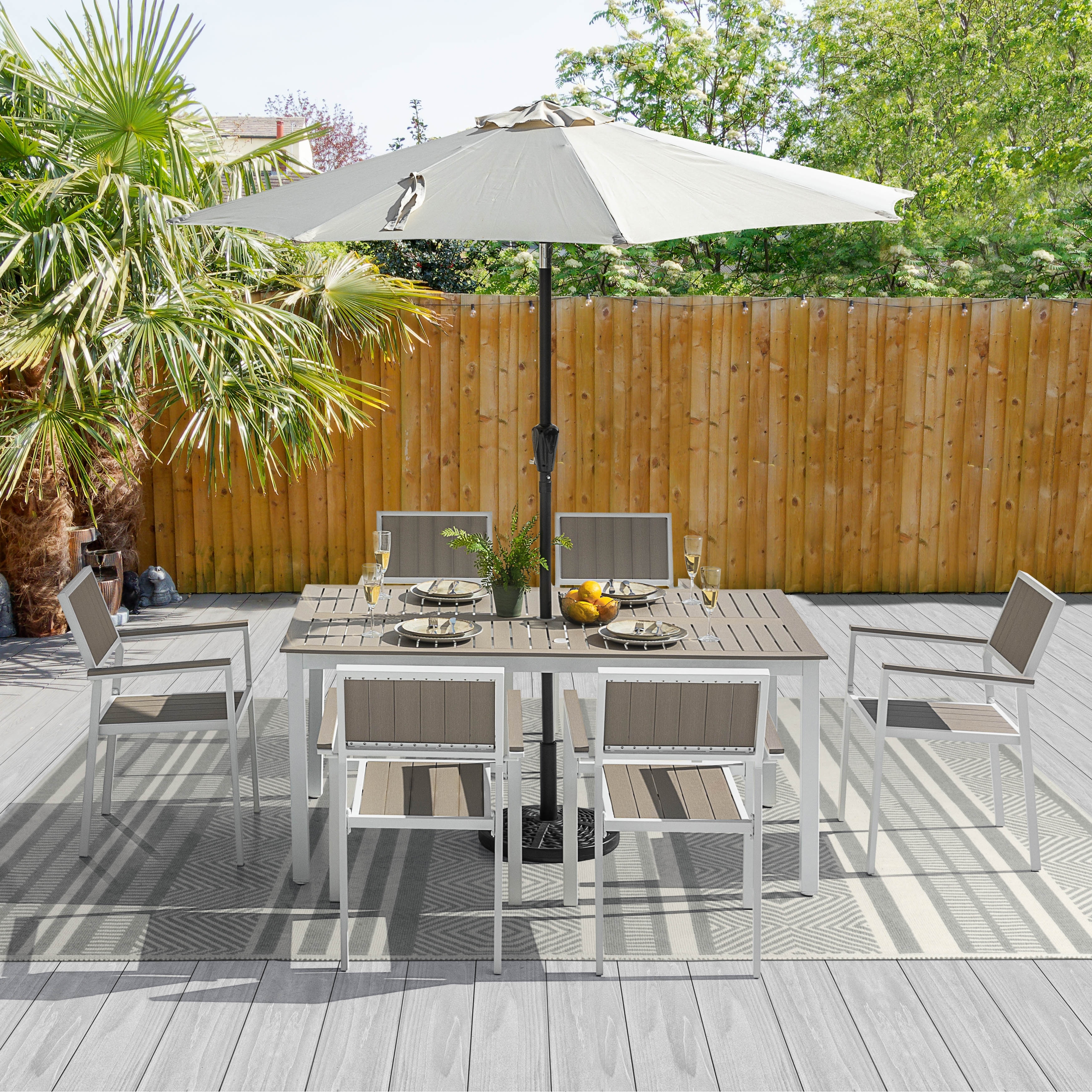 brandsmart patio umbrella 9 Ft Alum *Ideal shade coverage personalization_2_template_bensen Black Outdoor Umbrella Base Color:armygreen