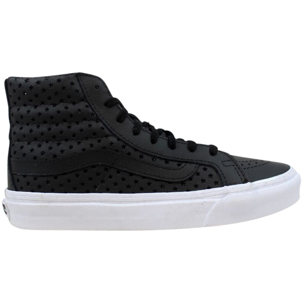black and white vans size 4