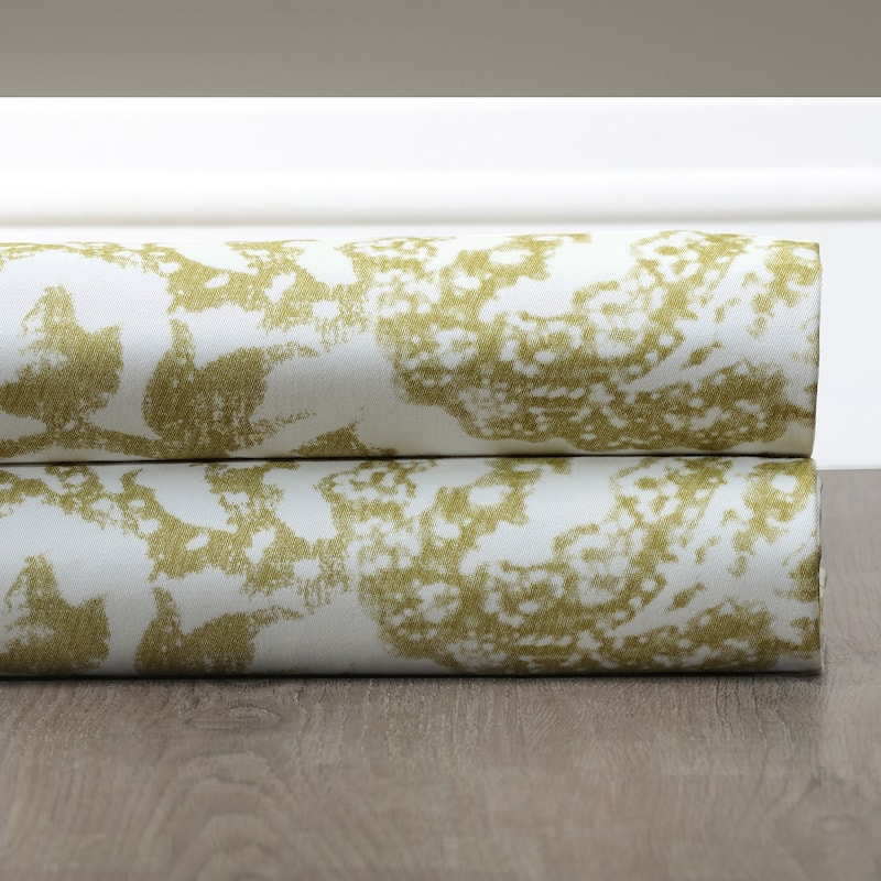 Exclusive Fabrics Edina Washed Classic Paisley Printed Cotton Curtain Panel