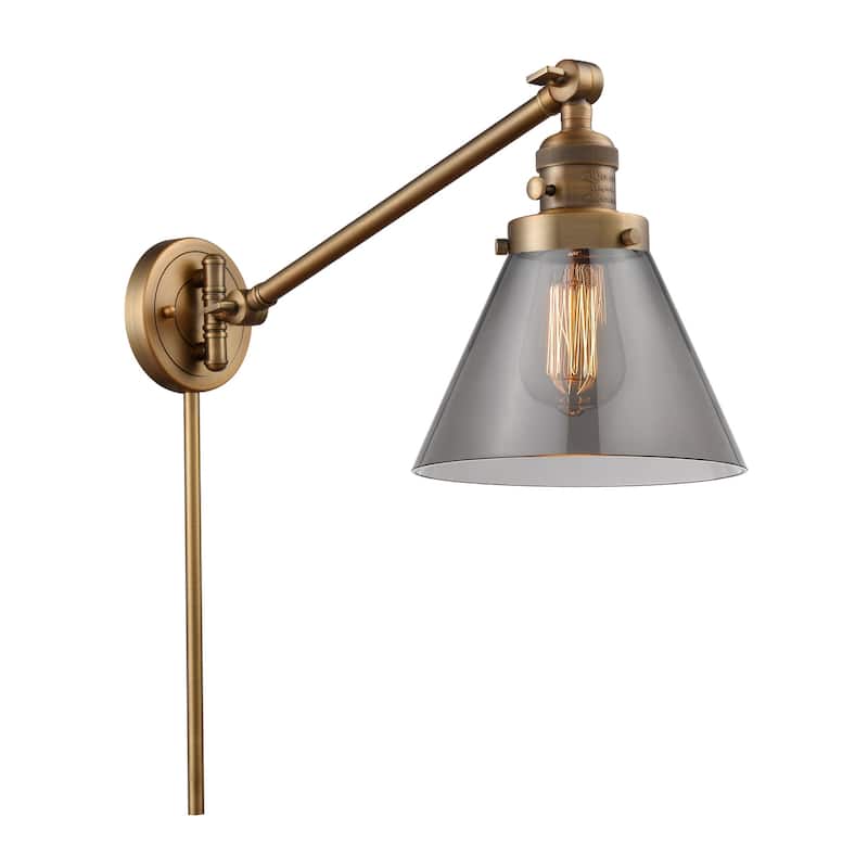 Innovations Lighting Large Cone Single Light 25" Tall Wall Sconce /