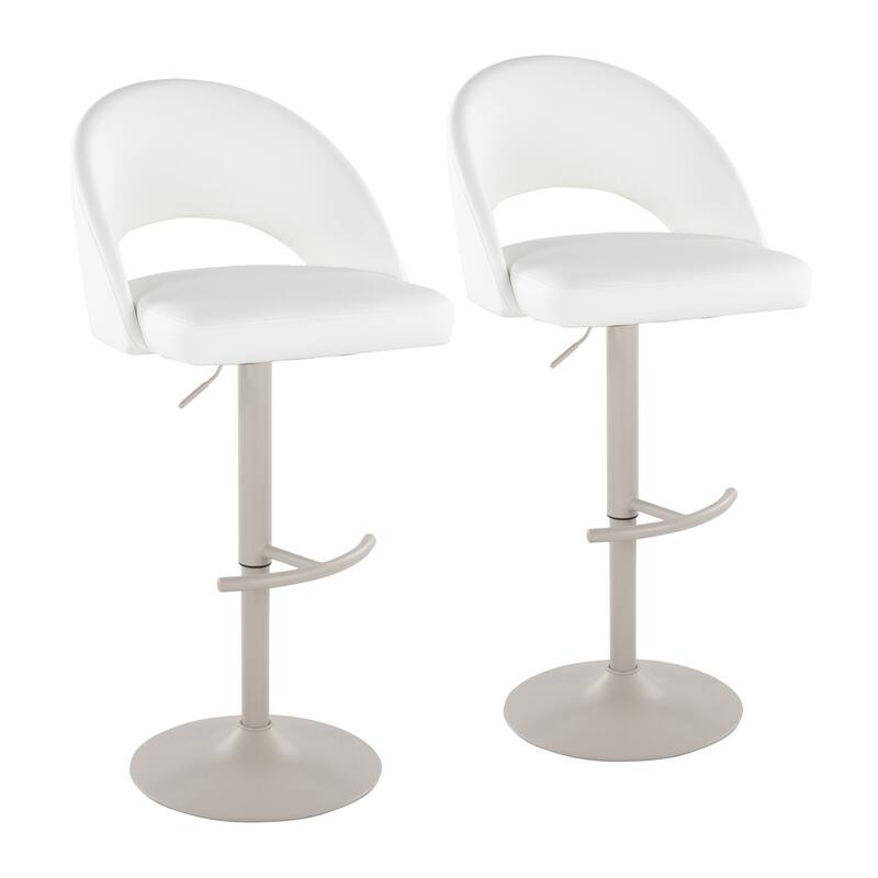 Renee Adjustable Barstool - Set of 2