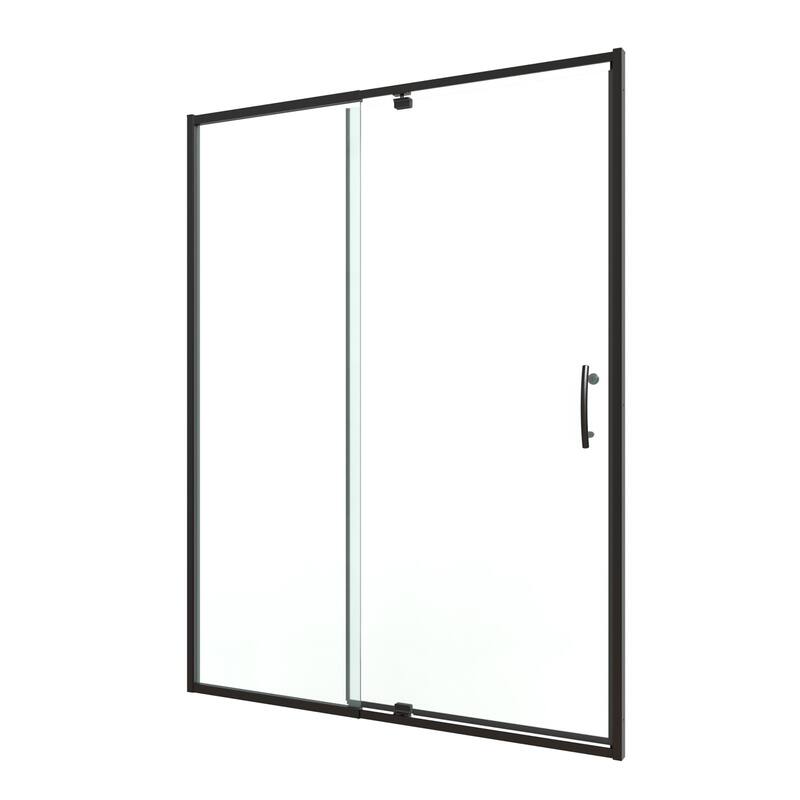 Modland 42''/48''/54''/60''W x 71''H Frameless Pivot Swing Shower Door Enclosure with 1/4" SGCC Tempered Glass Door