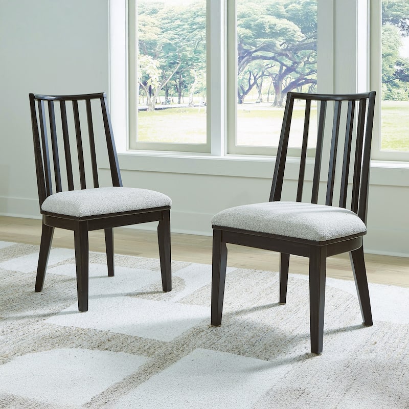 Signature Design by Ashley Galliden Black Dining Chair - 20.5"W x 23.25"D x 37"H