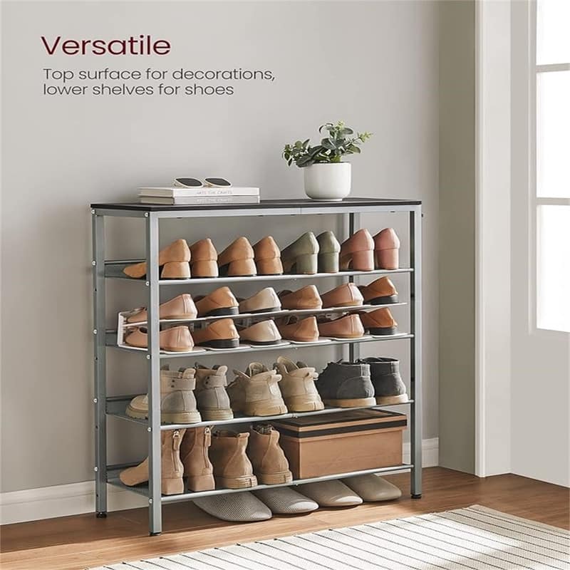 Shoe Rack - 11.8"D x 29.5"W x 36.6"H
