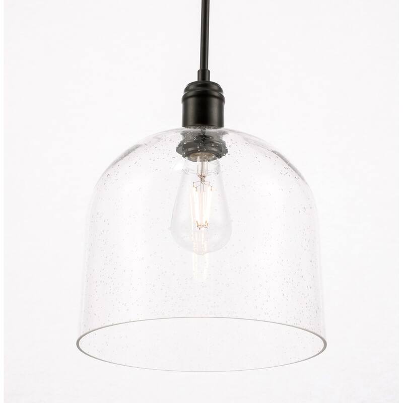 Candie 10-Inch 1-Light Clear Glass Pendant