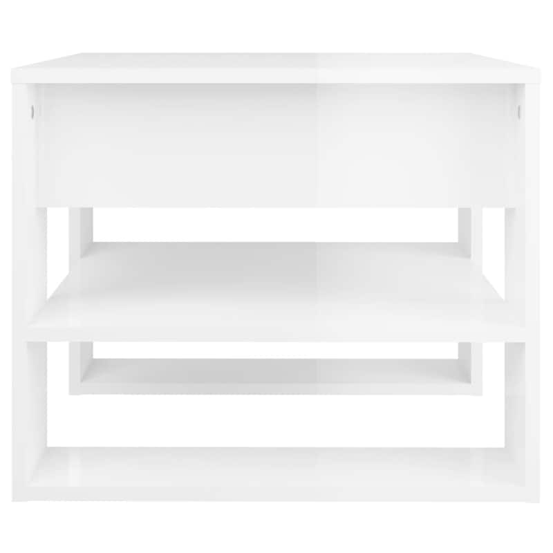 vidaXL Coffee Table End Table Sofa Table Living Room Furniture Engineered Wood - 21.9" x 21.7" x 17.7"