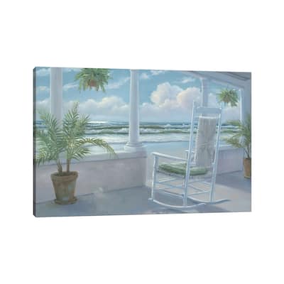 iCanvas "Coastal Porch I" by Georgia Janisse Canvas Print