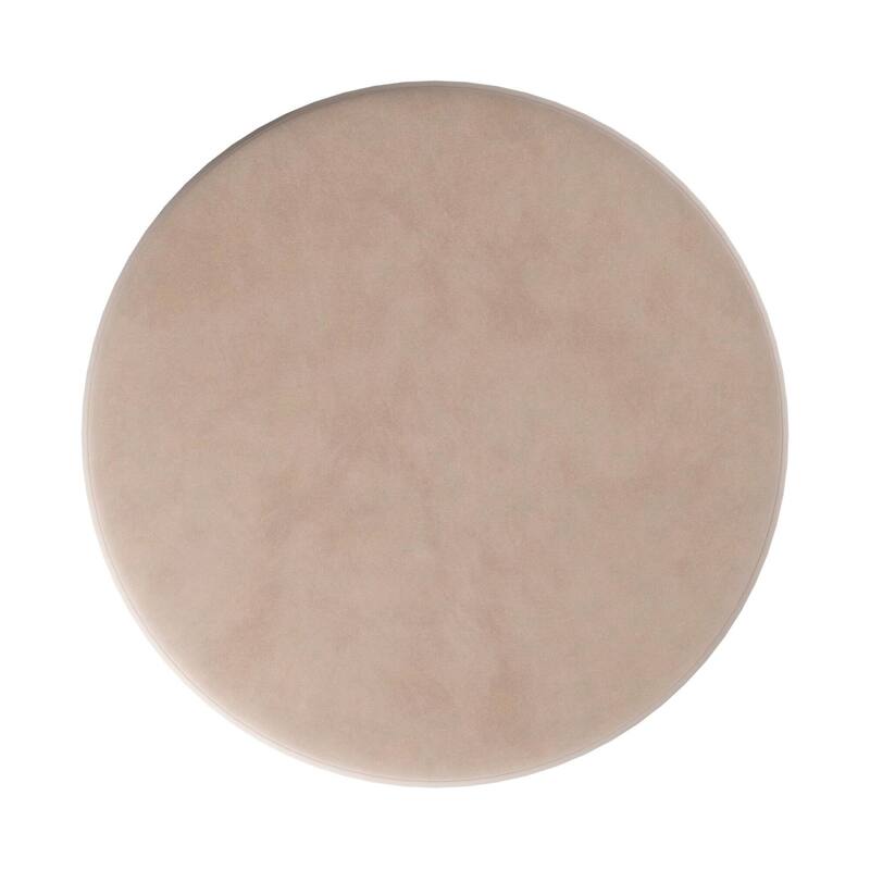 Allan Andrews No Tip Cylinder Ottoman with Cover, Bella Collection