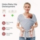 preview thumbnail 4 of 6, Momcozy Baby Wrap Carrier Slings