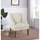 Copper Grove Boulogne Swoop Arm Chair - Cream and Gray Damask