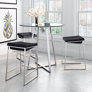 Dunbar Counter Stool (Set of 2) Dark Gray Bed Bath Beyond