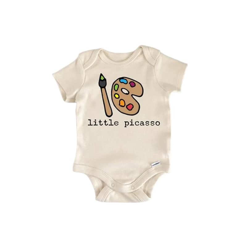 Artist Painting - Baby Boy Girl Clothes Infant Bodysuit Funny Cute Newborn