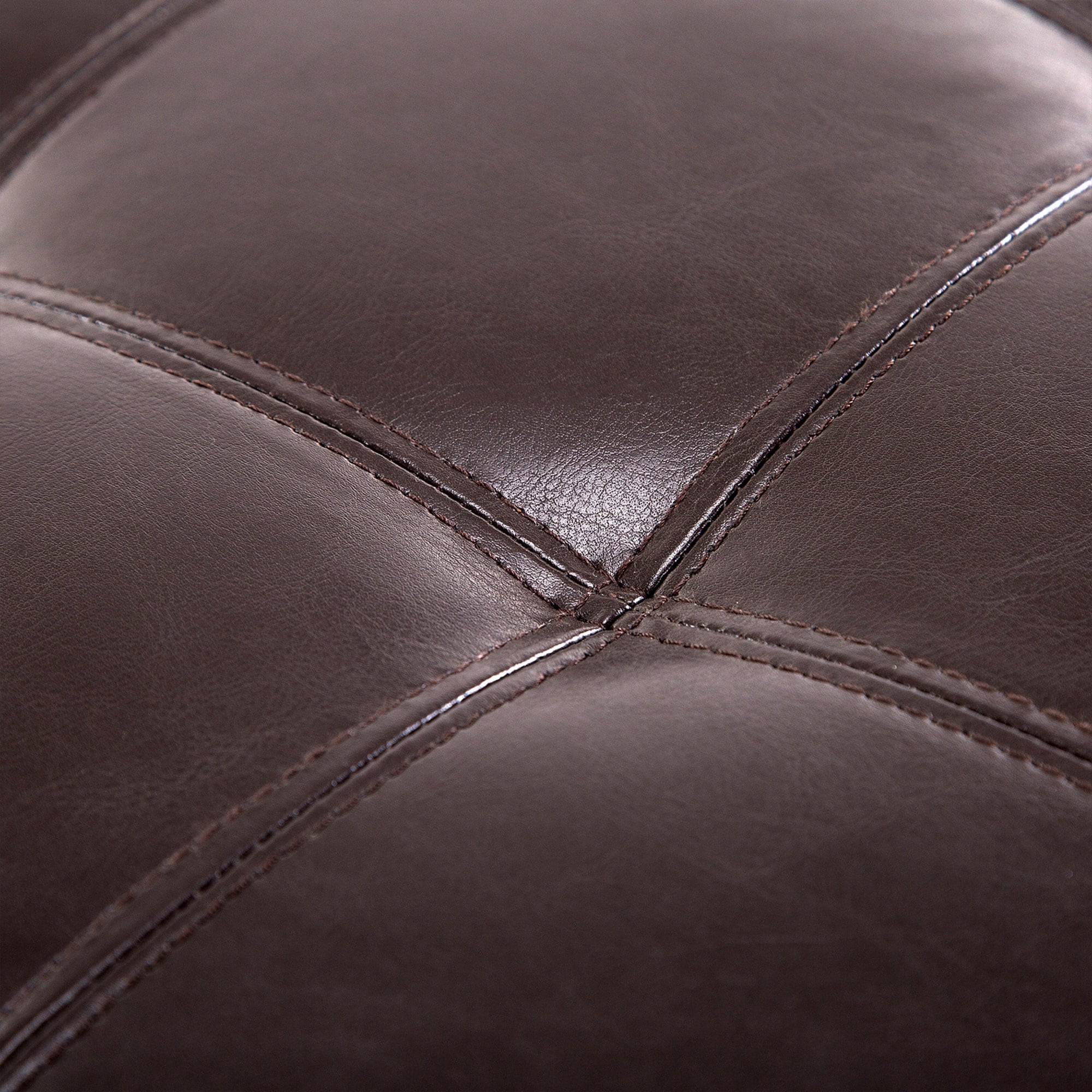 Ottoman Storage Bench With Faux Leather And Lift Top For Living Room