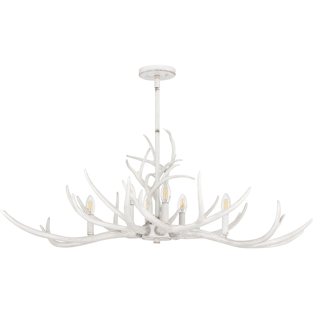 Brosh 6-Light Antique White Island Light