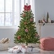 preview thumbnail 2 of 8, 4.5FT Christmas Trees with 200 Clear Lights