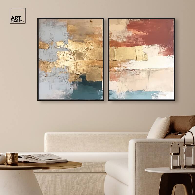 Earthy Glow II Canvas Set of 2 by Art Remedy