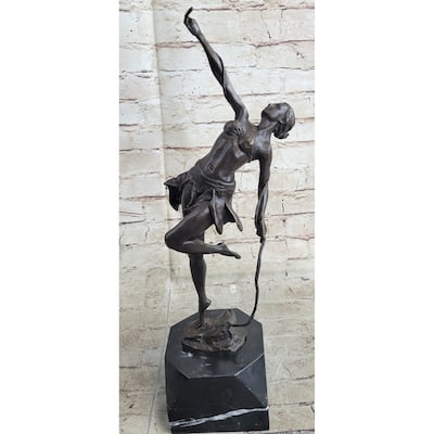 Female Dancer Art Deco Bronze Chiparus Tribute Bronze Sculpture Statue Figure