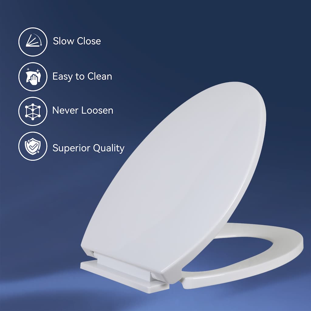 HOROW Right Hand White Ceramic Wall-Mounted Rectangle Vessel Sink Porcelain