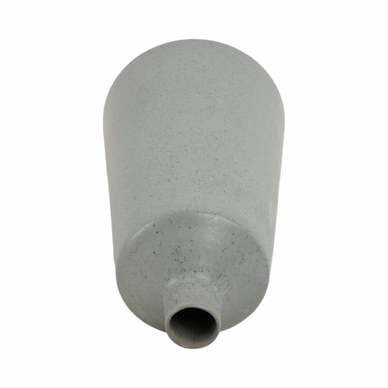 Terracotta Vase Decorative Accent with Tapered Design and Narrow Neck