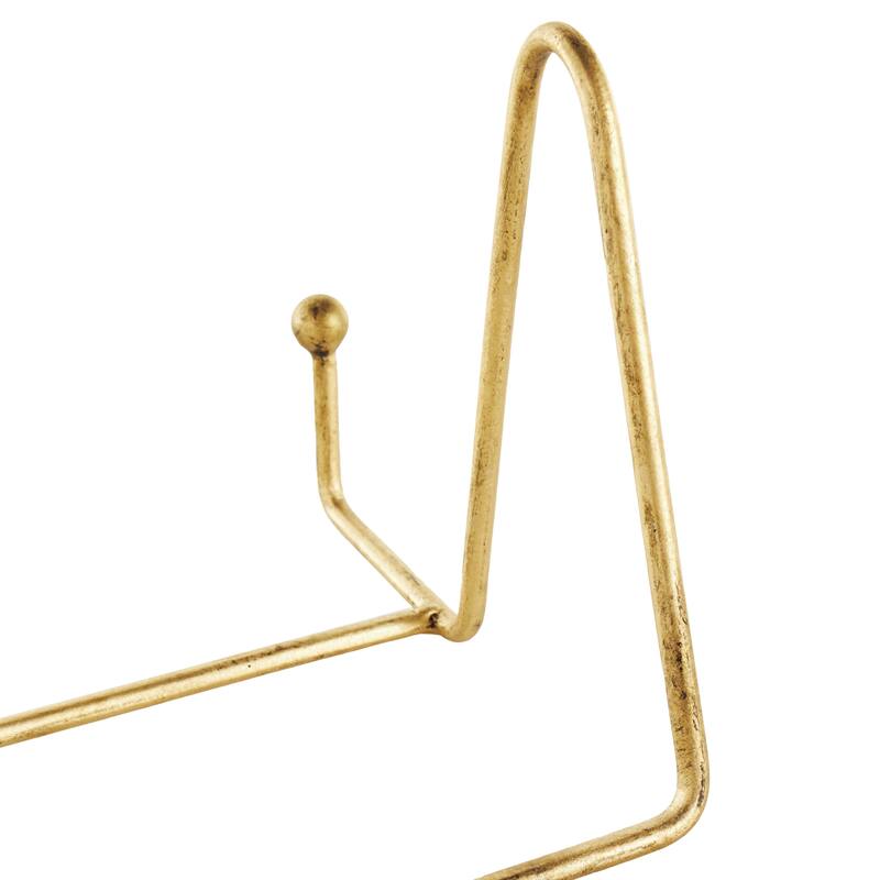 Metal Wide Triangle Display Easel - Set of 3 Gold - Roche River Decor