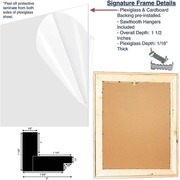 24X36 Rustic Smoky Black Picture Frame With Plexiglass Holder 24X36 Rustic Smoky Black Picture Frame With Plexiglass Holder